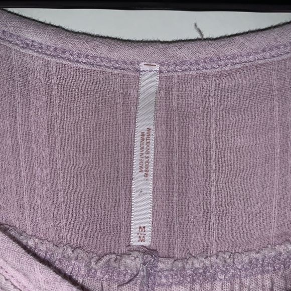 Free People Lavender Blouse - Picture 2 of 8